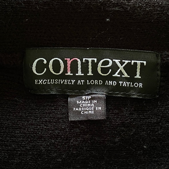 Black Fringe Poncho - Picture 5 of 7